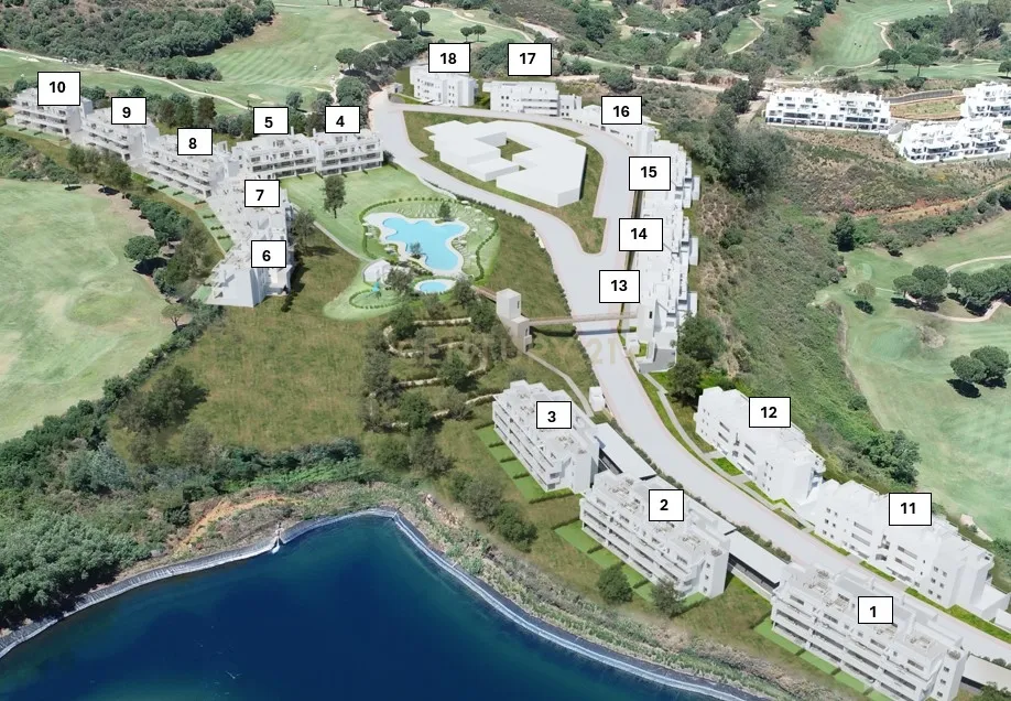 Apartamentos Modernos com Vistas Panorâmicas para o Golf em Solana Village - Image 24